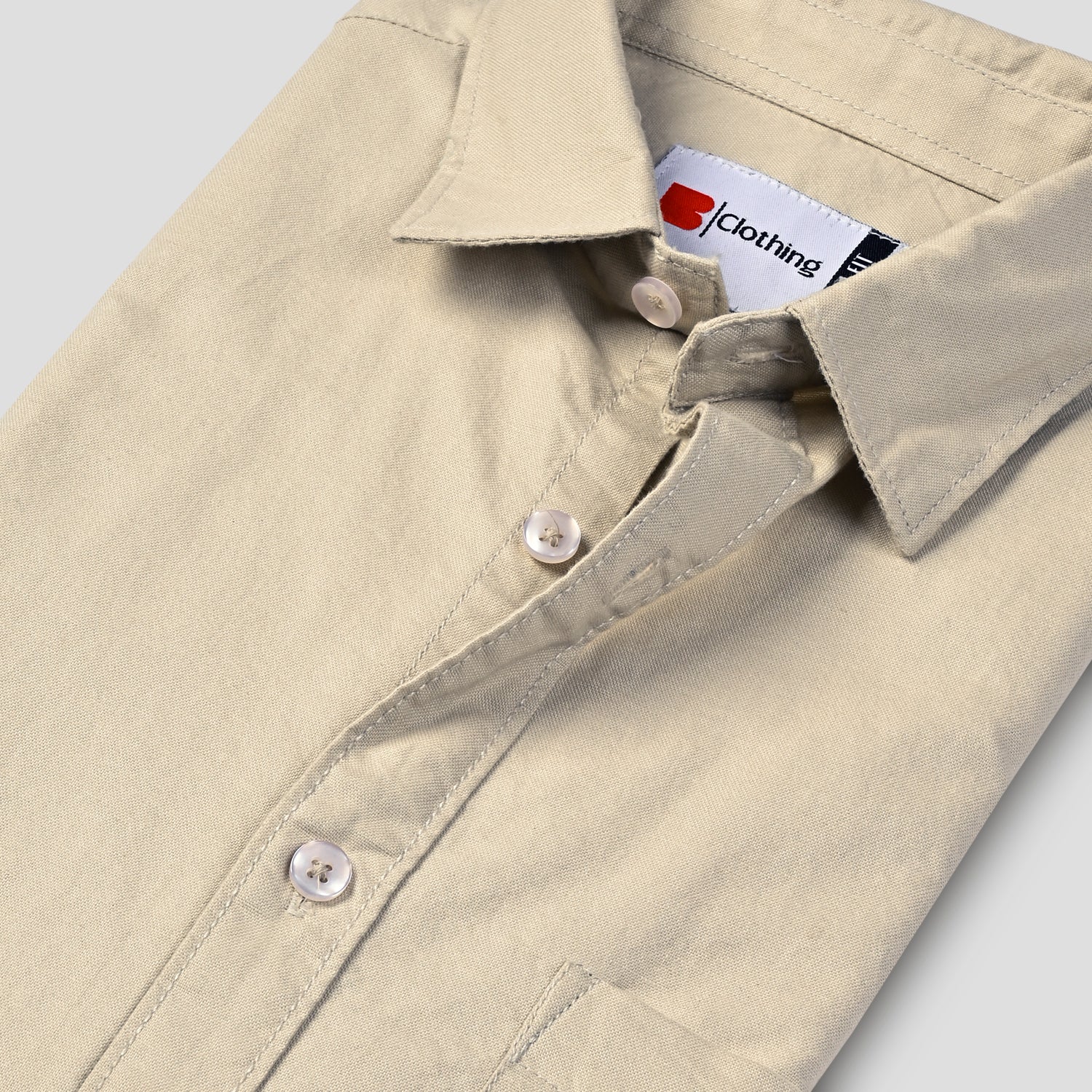 Casual Oxford Shirt - Fawn