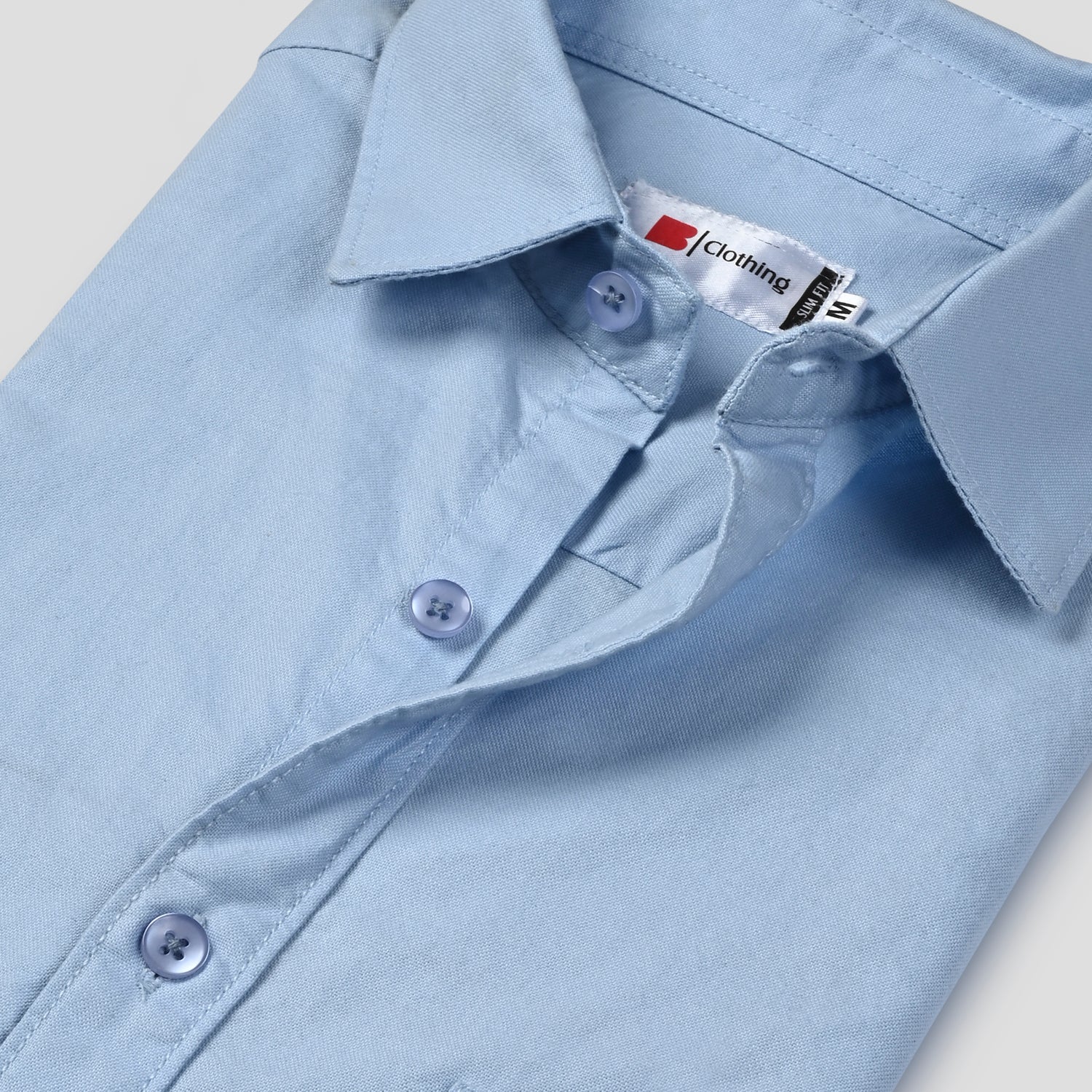 Casual Oxford Shirt - Sky Blue