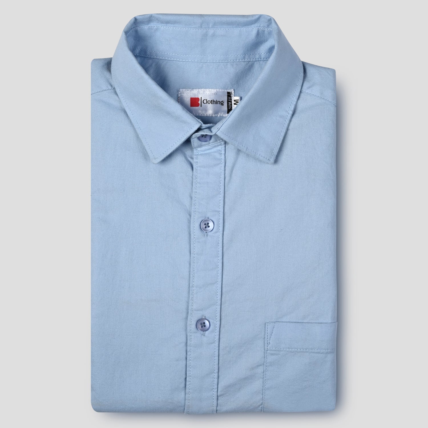 Casual Oxford Shirt - Sky Blue