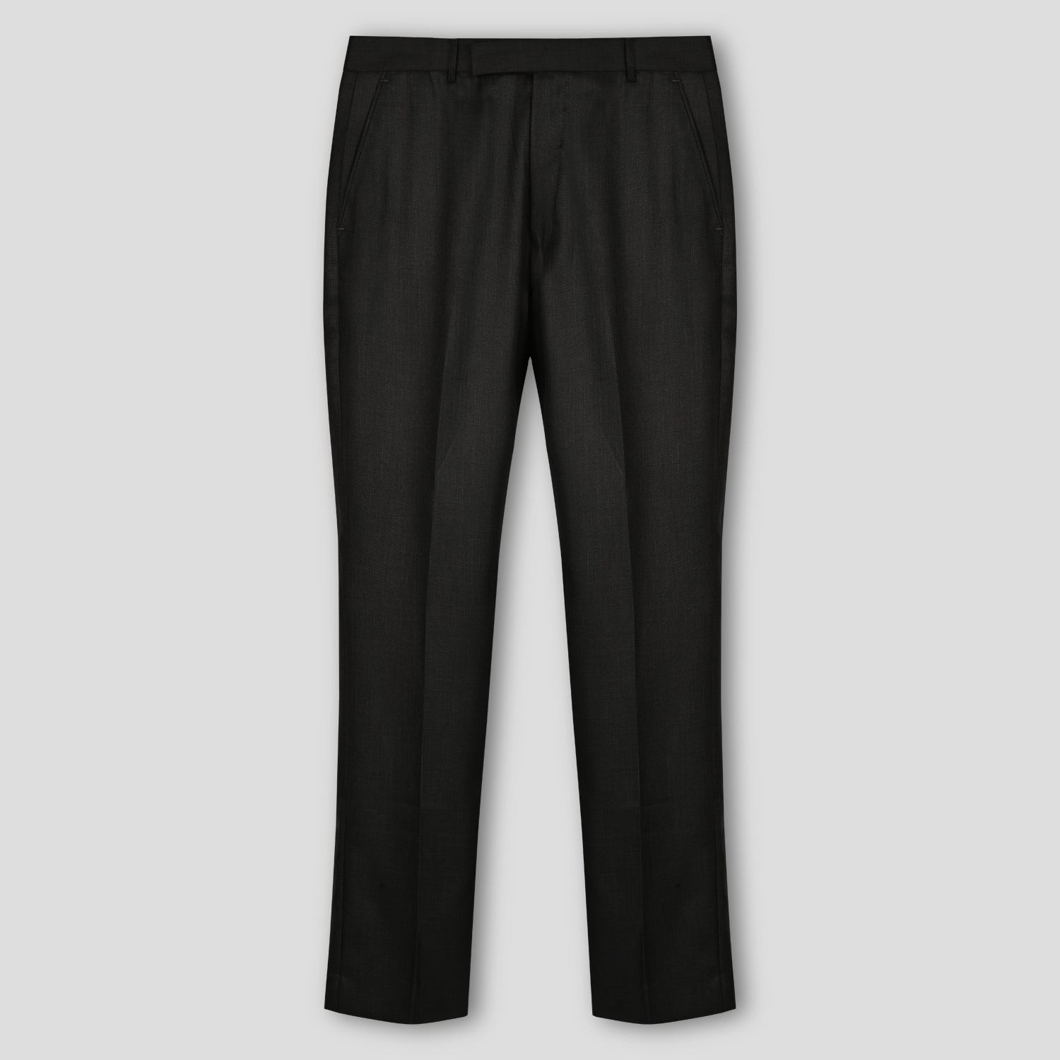 Classic Dobby Trousers - Dark Brown