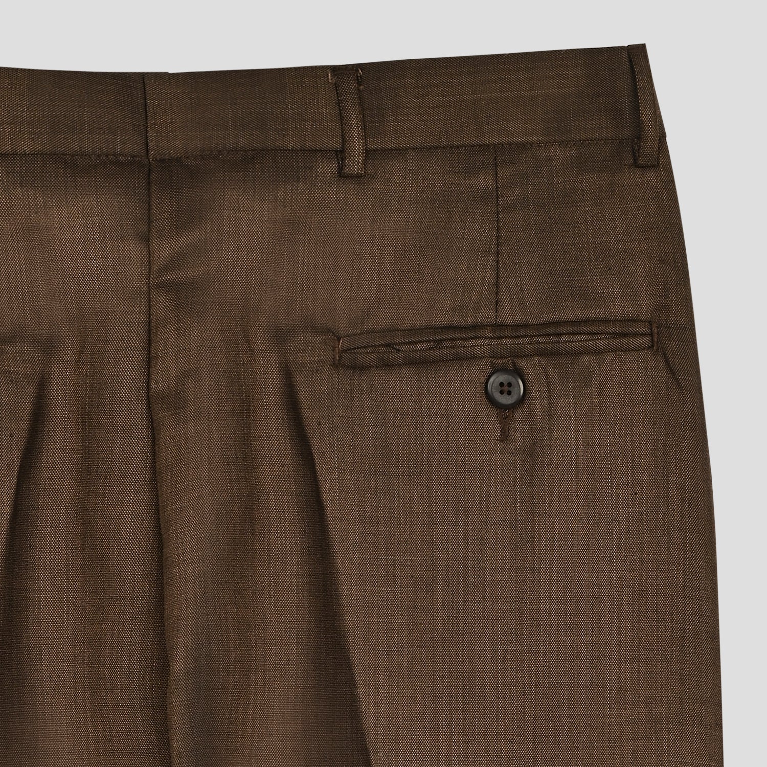 Classic Dotted Trousers - Dark Brown