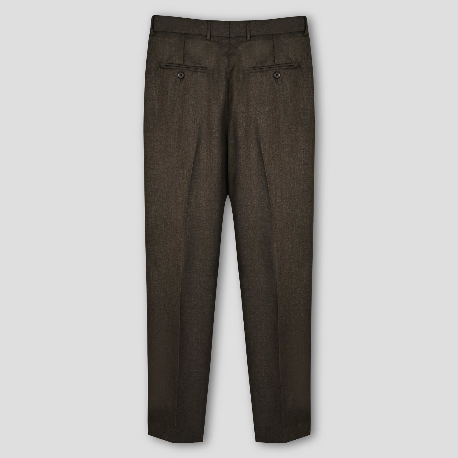 Classic Dual Tone Trousers - Dark Brown