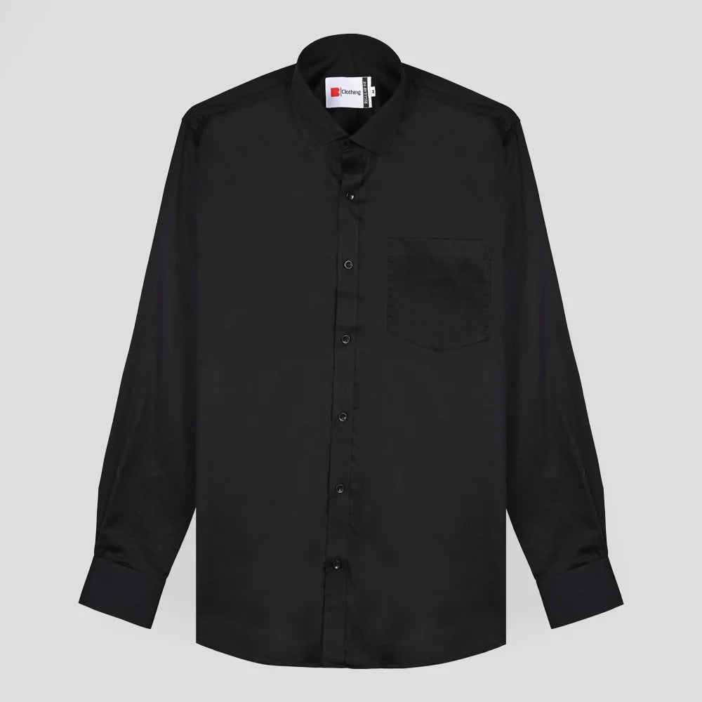 Classic Poplin Shirt - Black