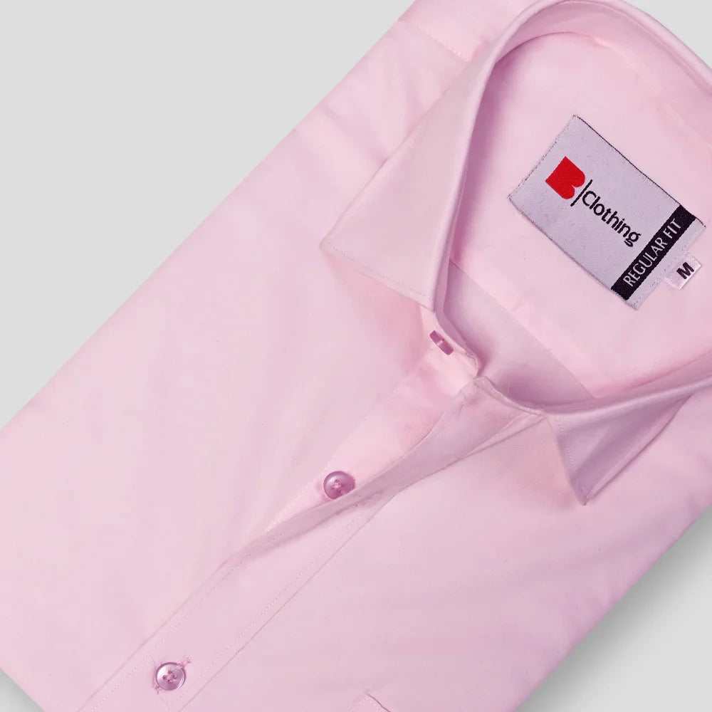 Classic Poplin Shirt - Light Pink