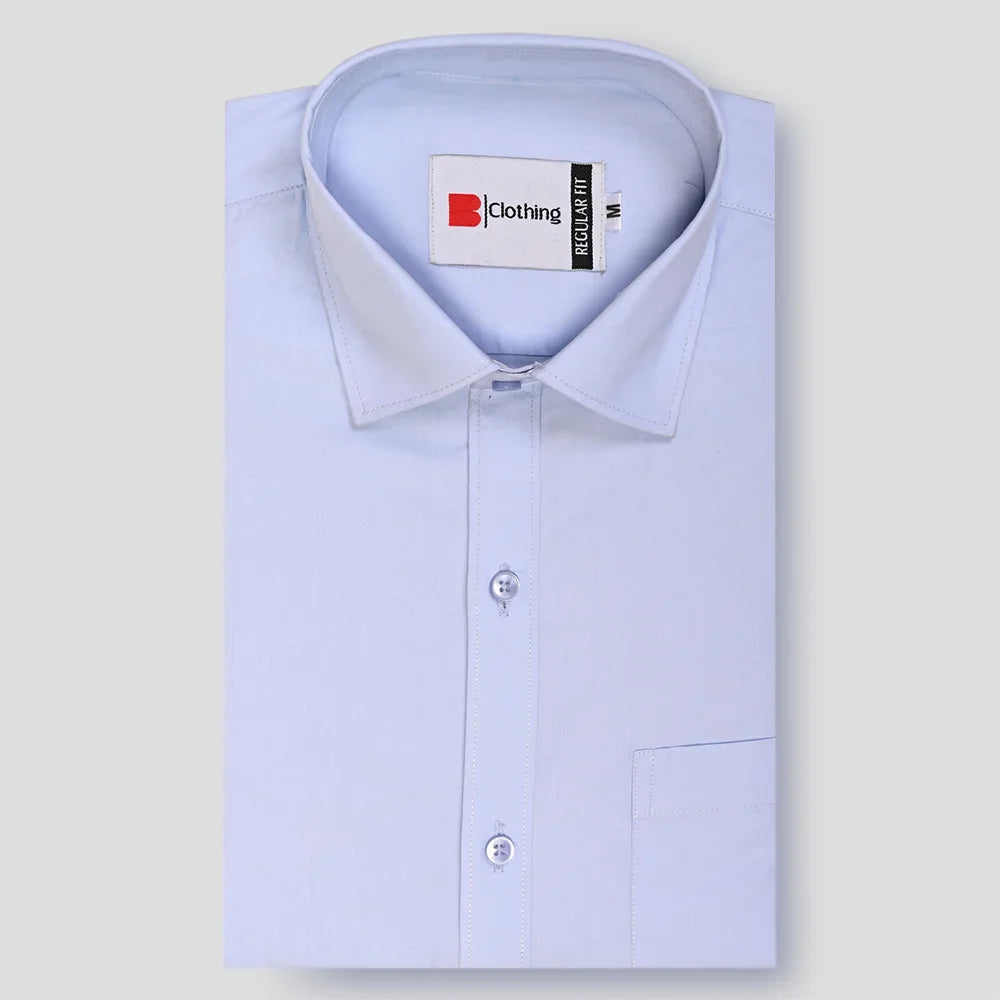 Classic Poplin Shirt - Sky Blue