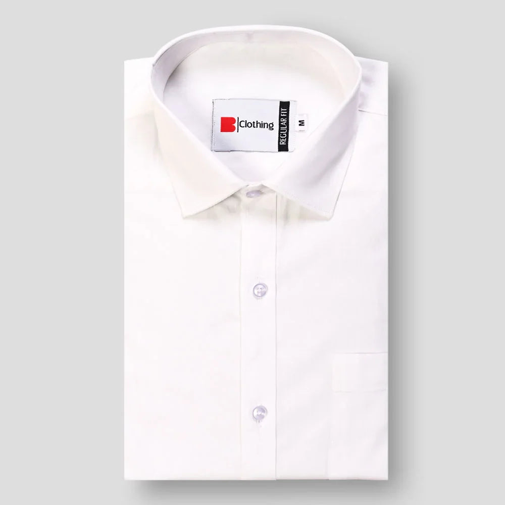 Classic Poplin Shirt - White
