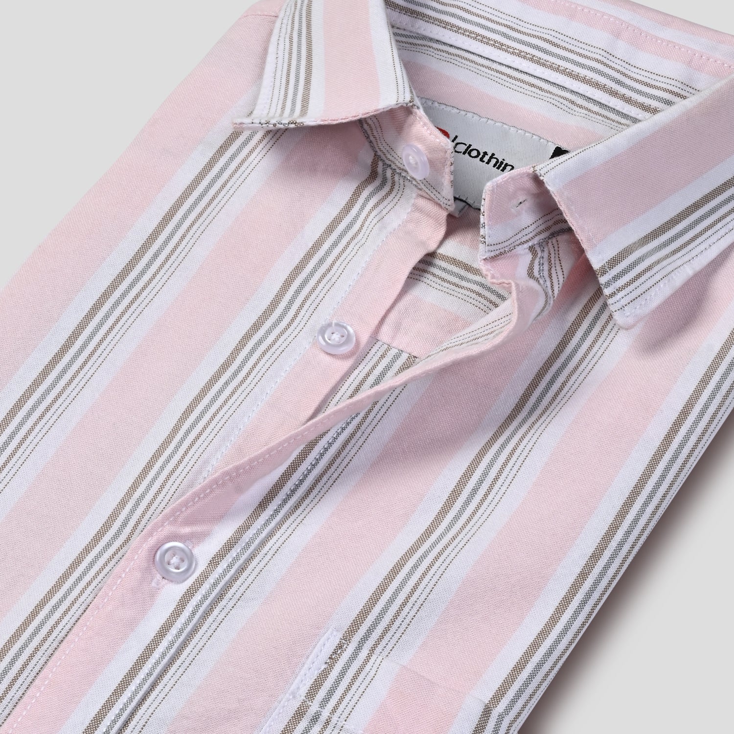 Stripe Cotton Casual Shirt FR 08