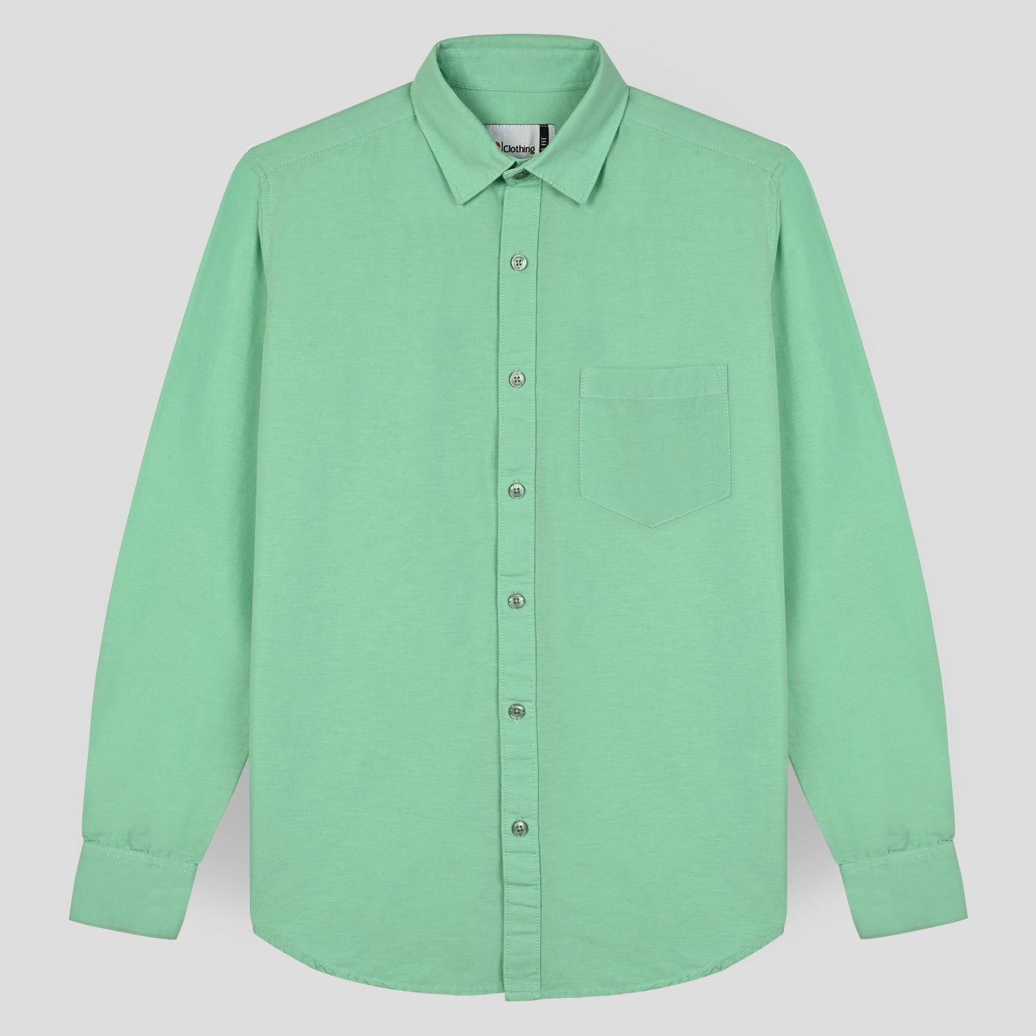 Casual Cotton Breezy shirt - Aqua Green