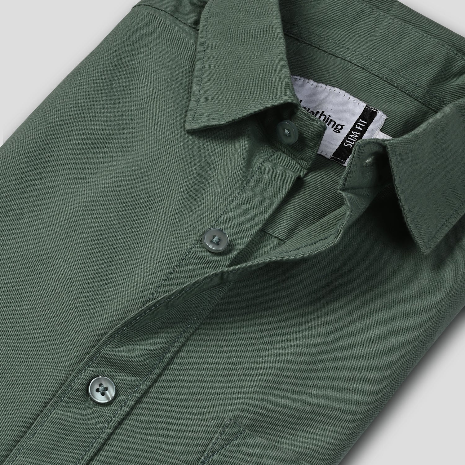 Casual Cotton Breezy shirt - Mint Green