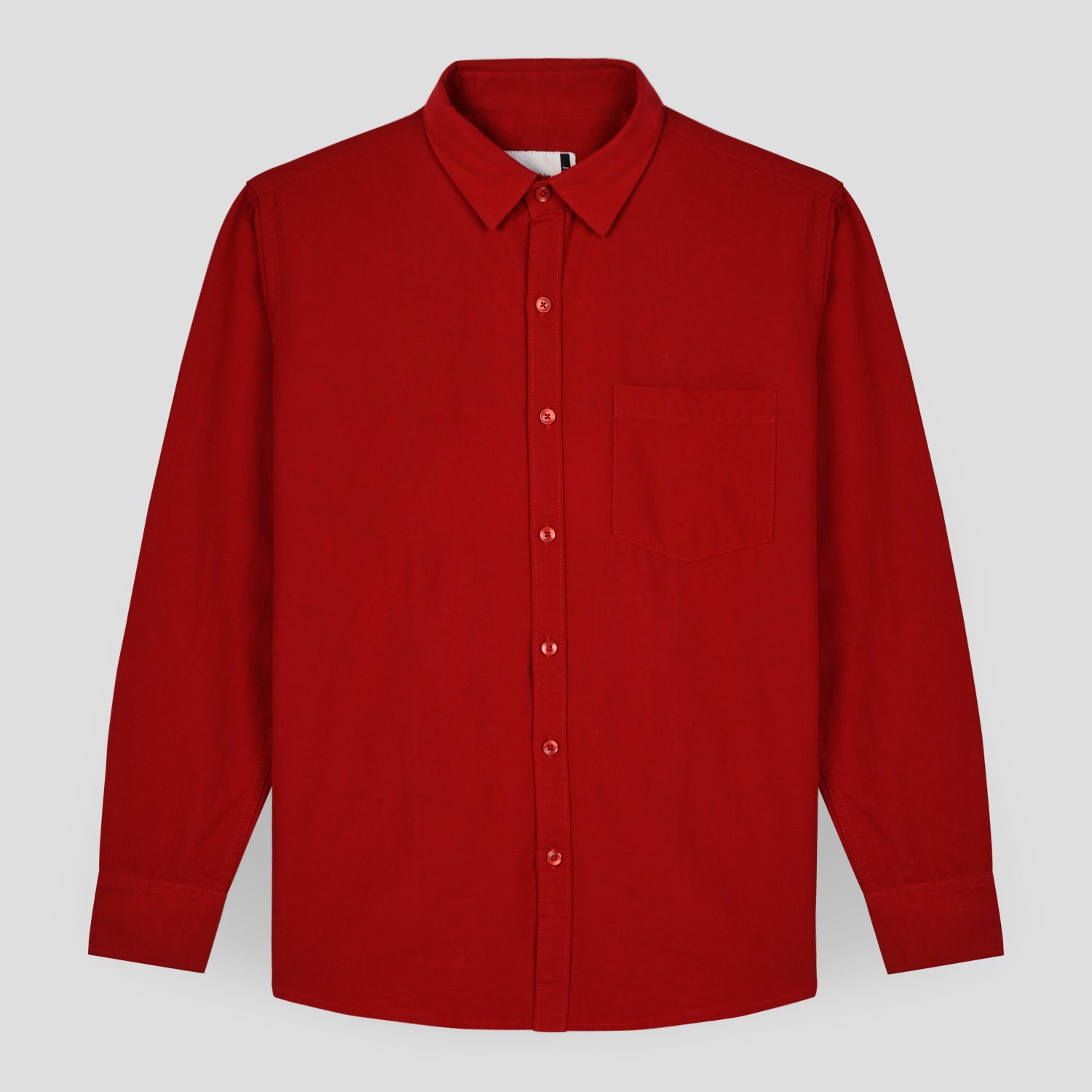 Casual Cotton Breezy shirt - Cherry