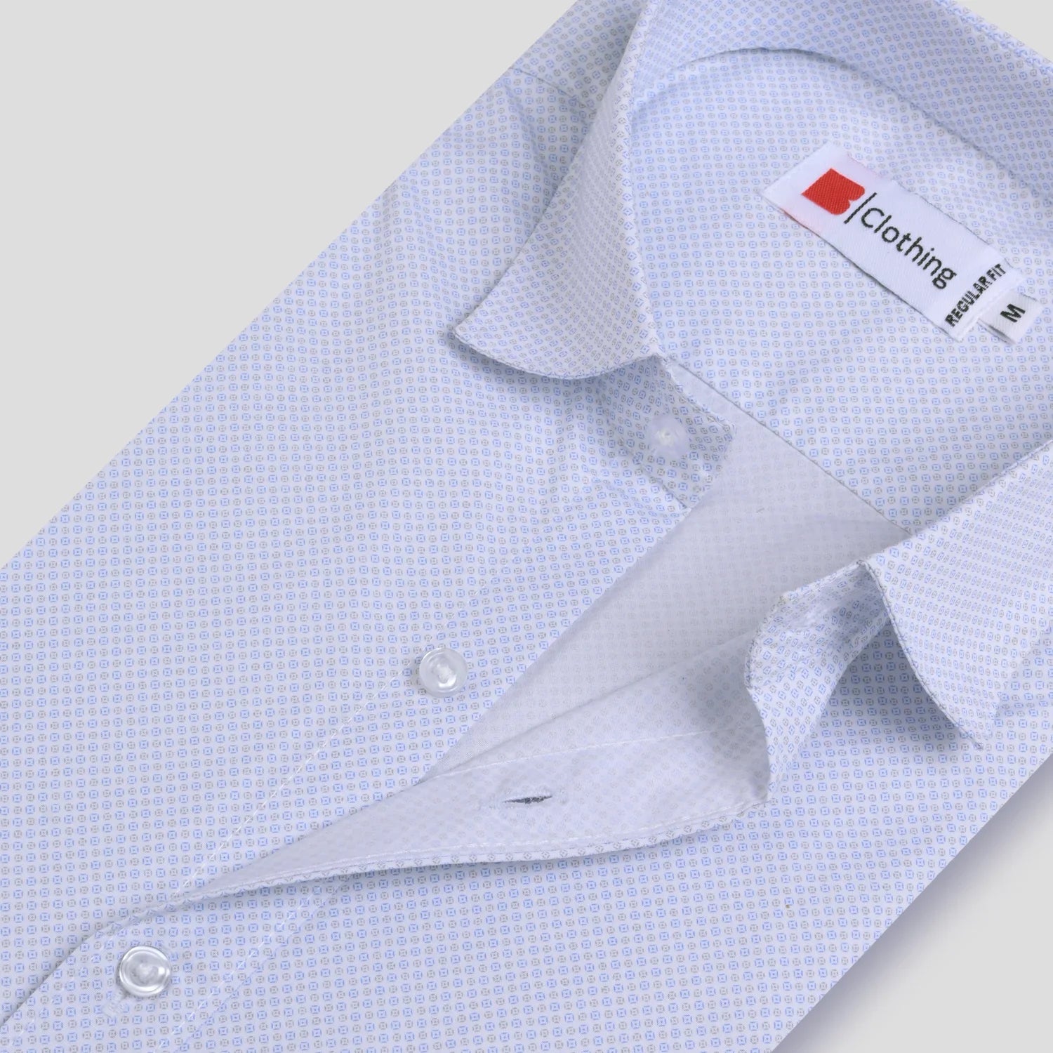 Micro Print Formal Shirt AU16