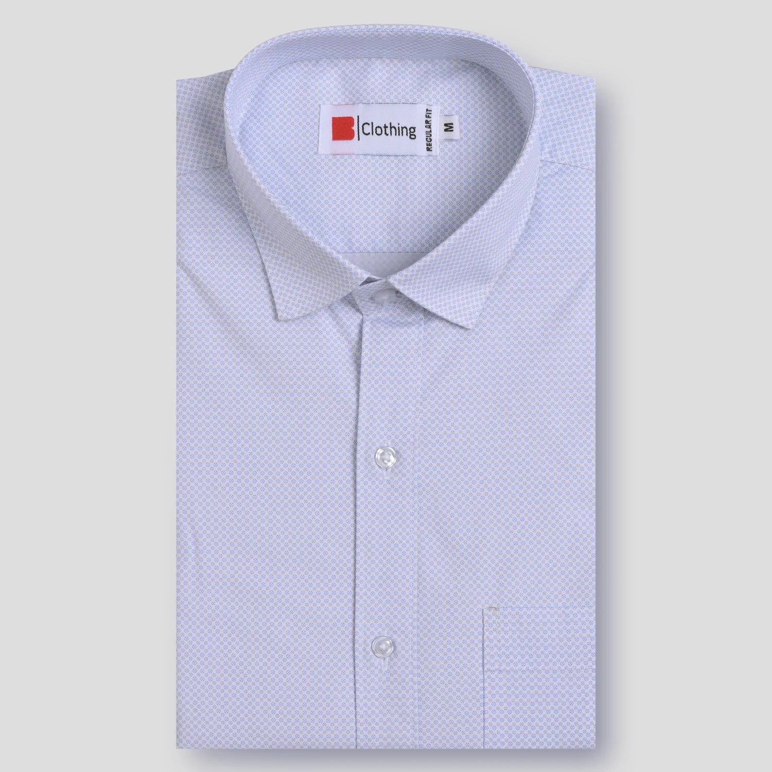 Micro Print Formal Shirt AU16