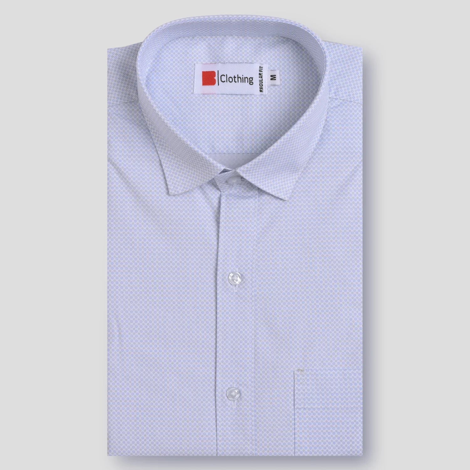 Micro Print Formal Shirt AU16