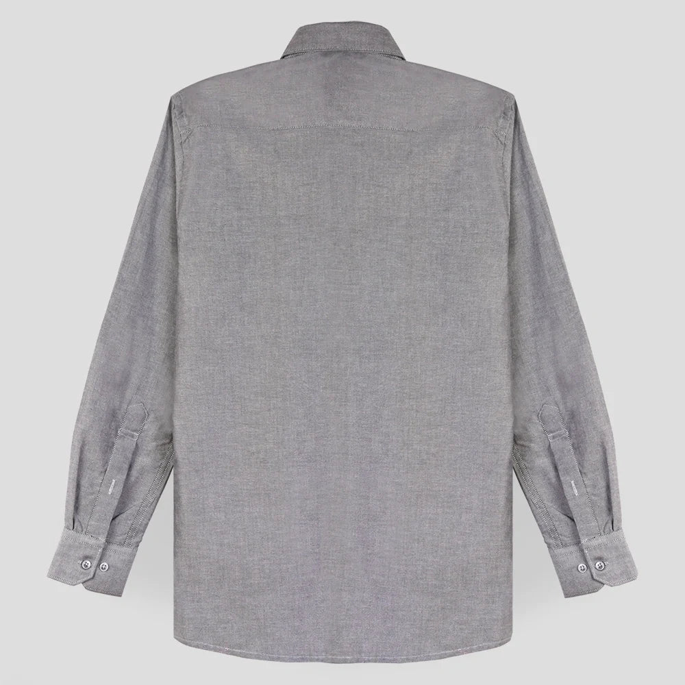 Classic Formal Oxford Shirt - Black