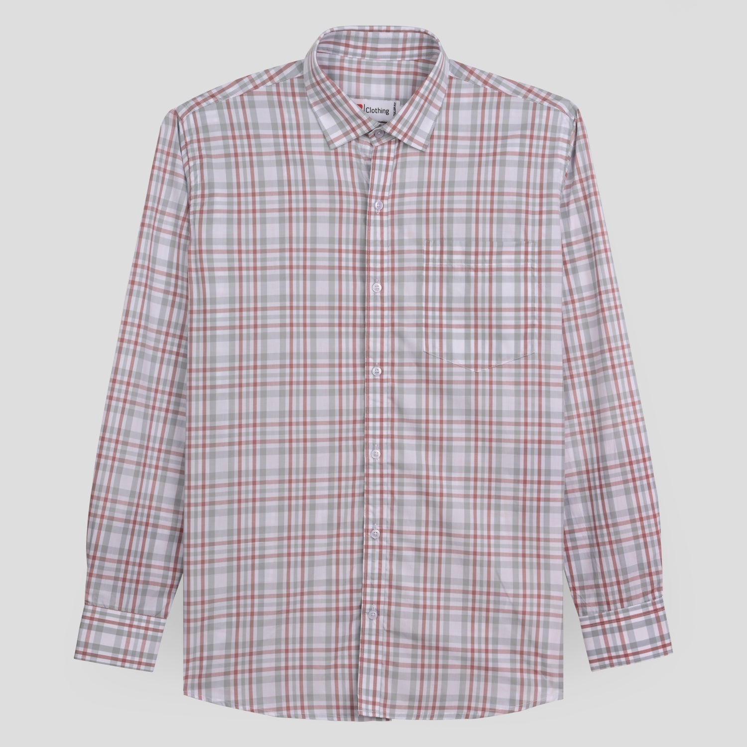 Pure Cotton Checks Formal Shirt AU3