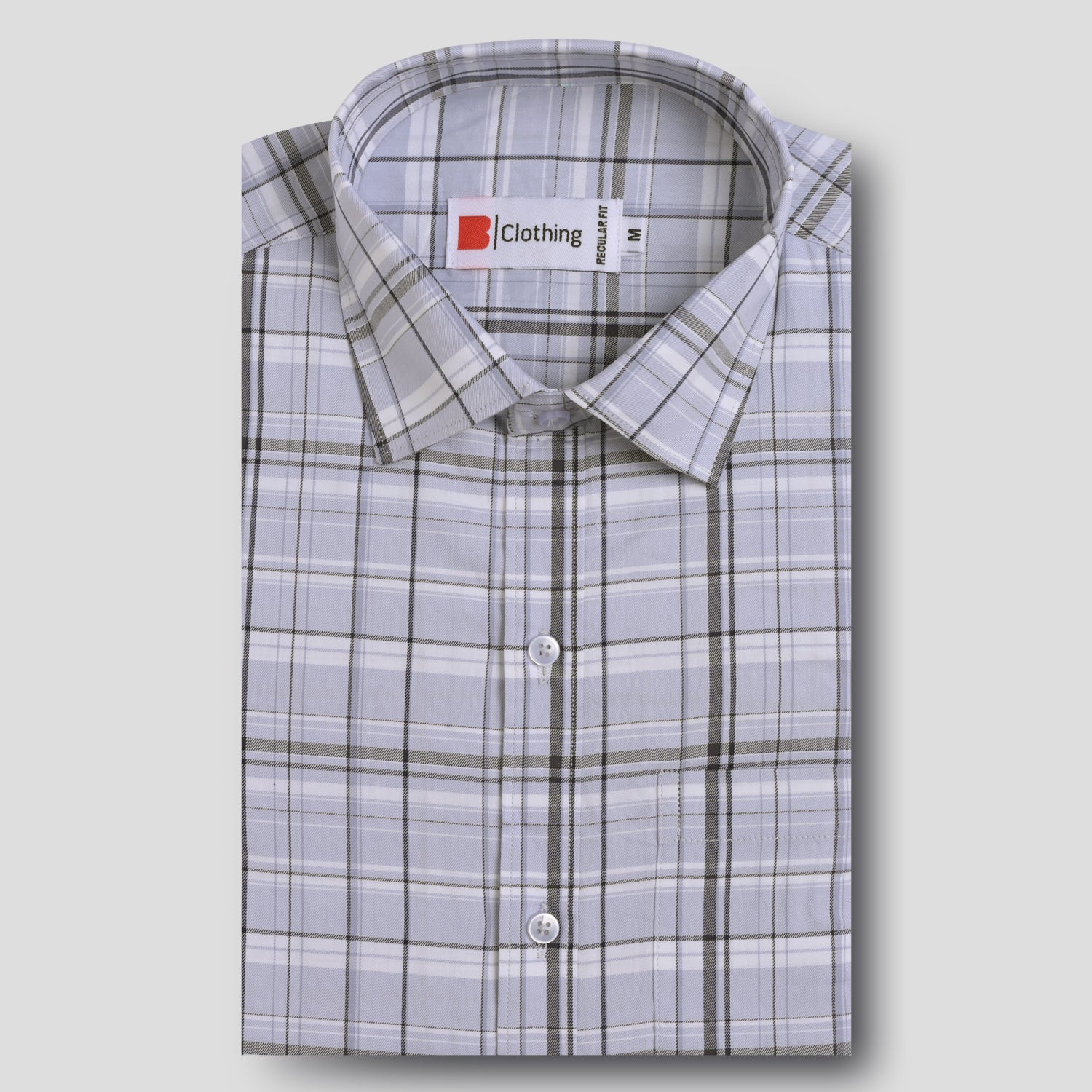 Pure Cotton Checks Shirt AU21