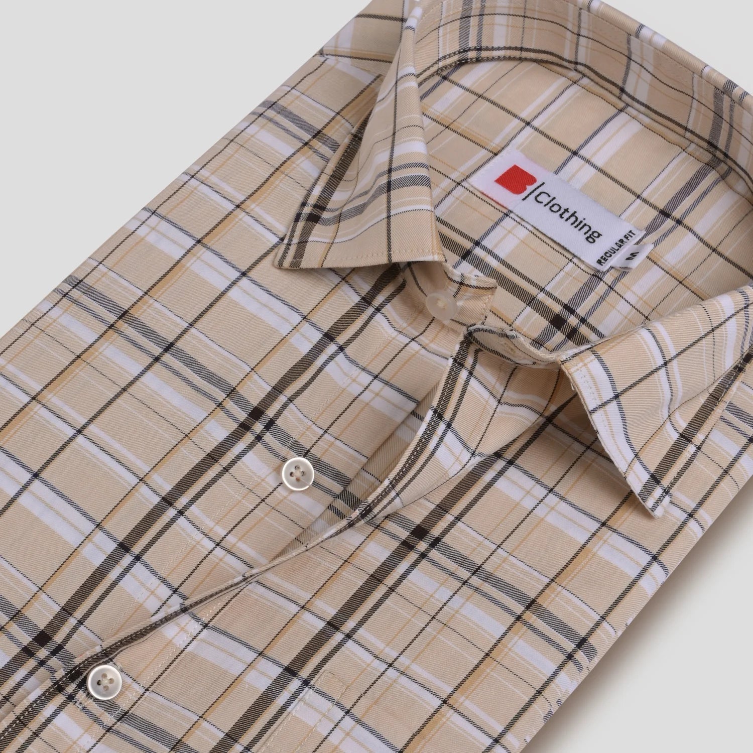 Pure Cotton Checks Shirt AU24