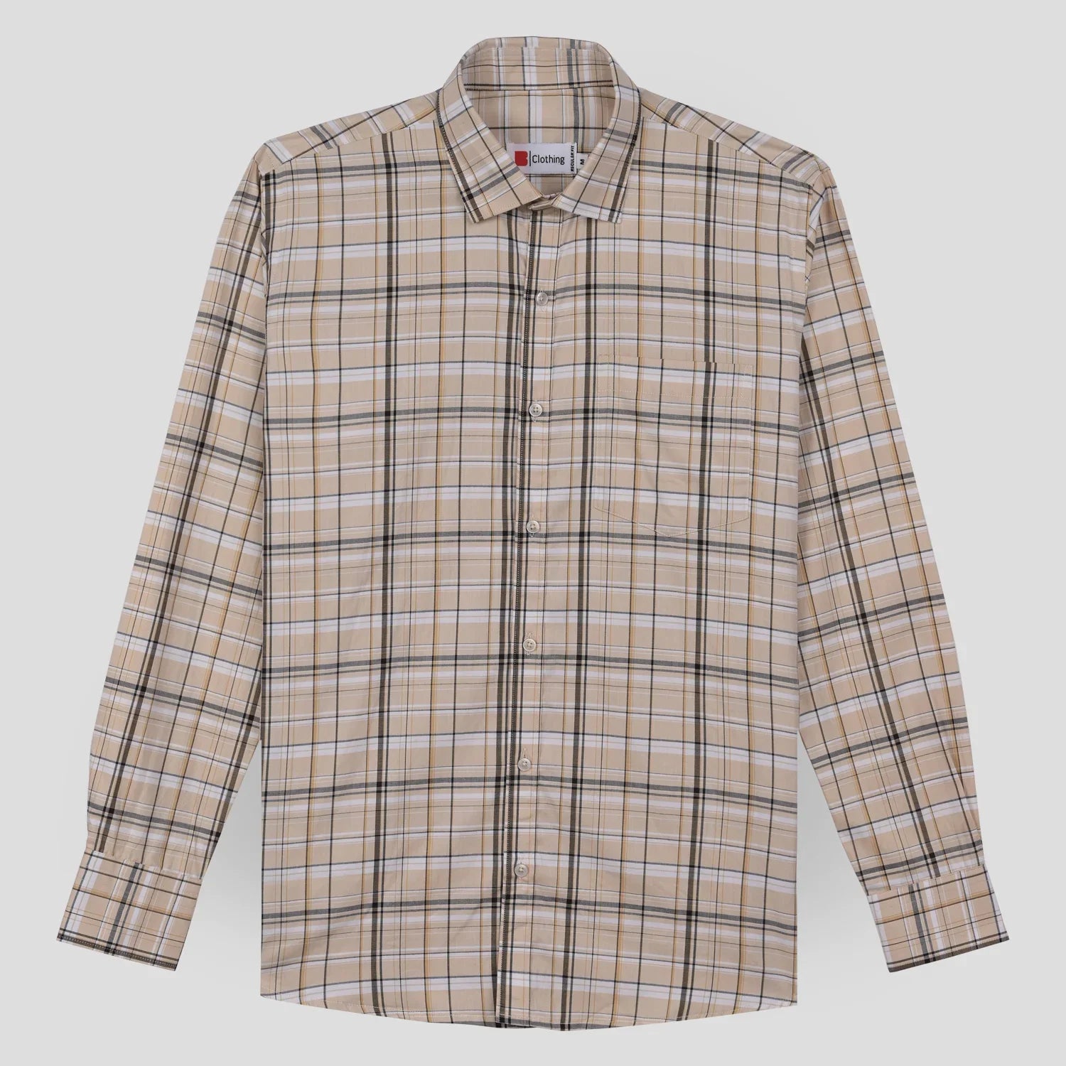 Pure Cotton Checks Shirt AU24