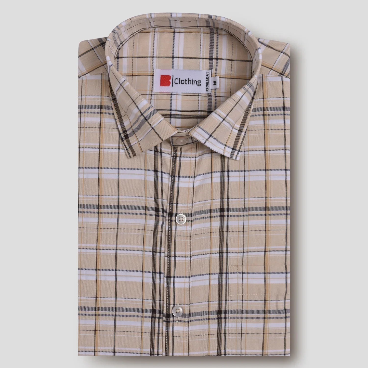 Pure Cotton Checks Shirt AU24