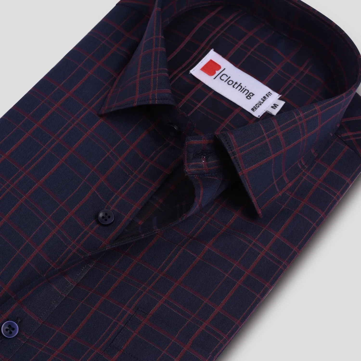 Pure Cotton Formal Checks Shirt AU23