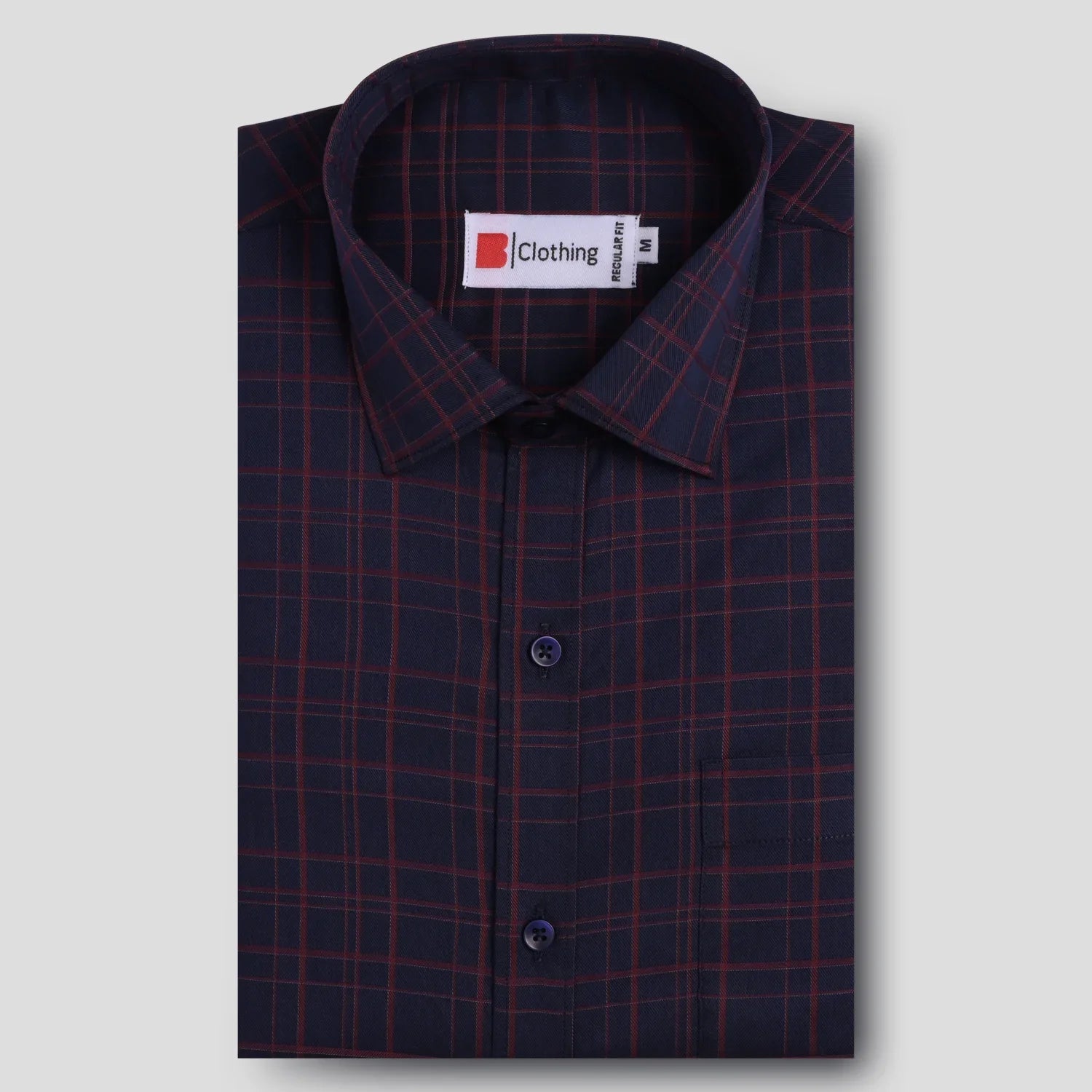 Pure Cotton Formal Checks Shirt AU23