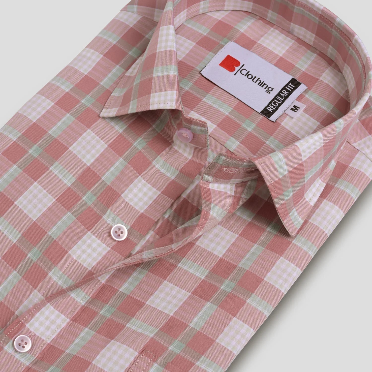 Pure Cotton Formal Checks Shirt AU29