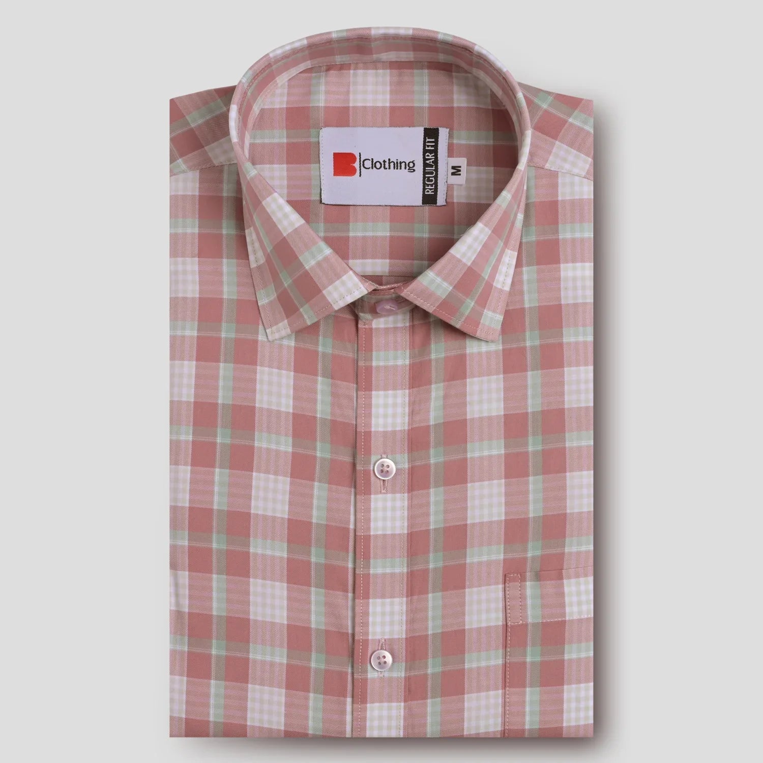 Pure Cotton Formal Checks Shirt AU29