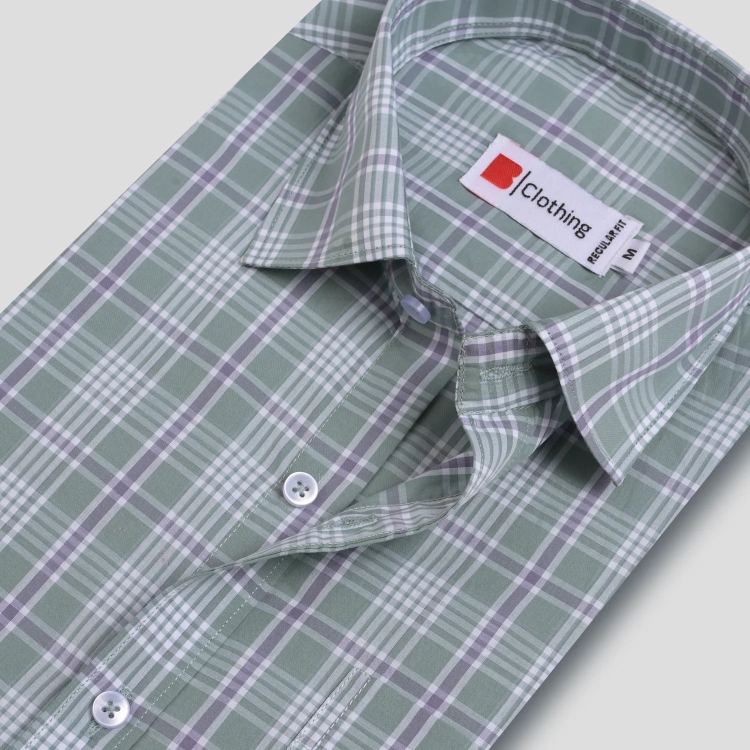 Pure Cotton Formal Checks Shirt AU32