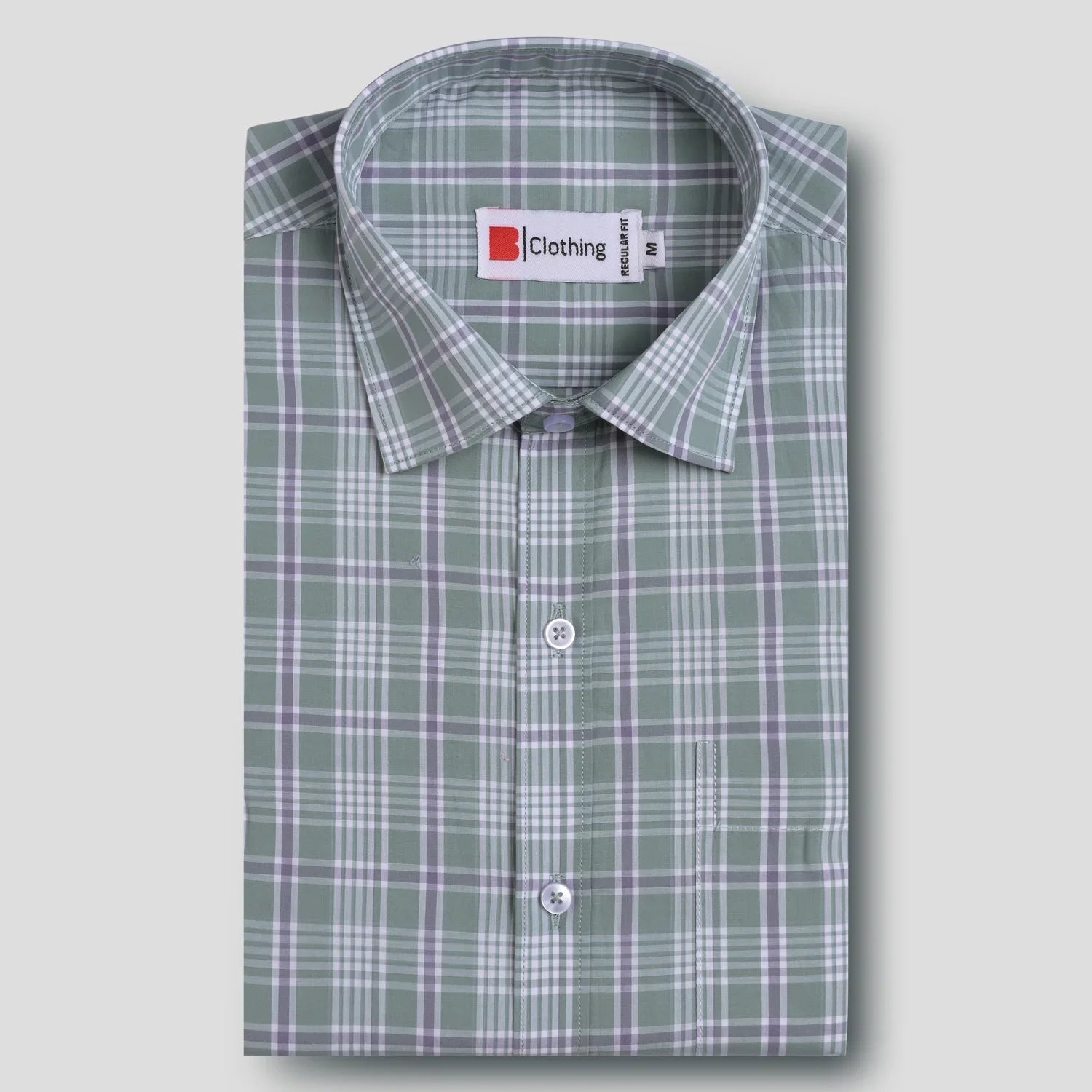 Pure Cotton Formal Checks Shirt AU32