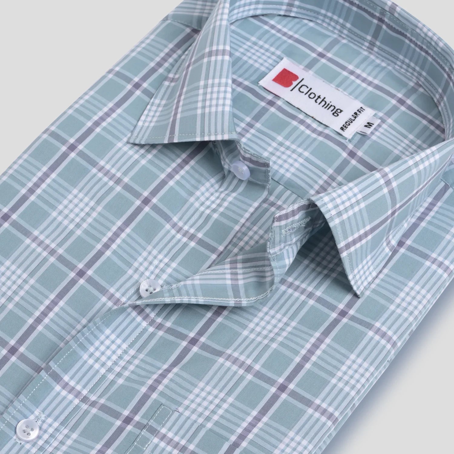 Pure Cotton Formal Checks Shirt AU33