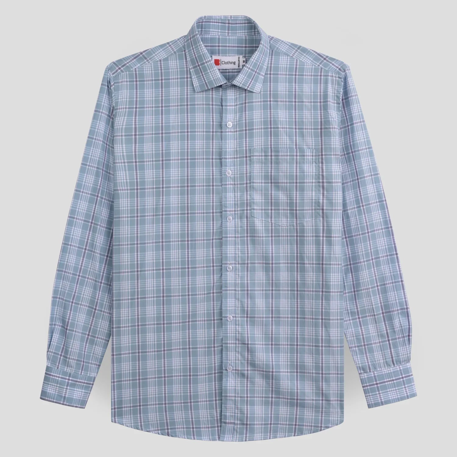 Pure Cotton Formal Checks Shirt AU33