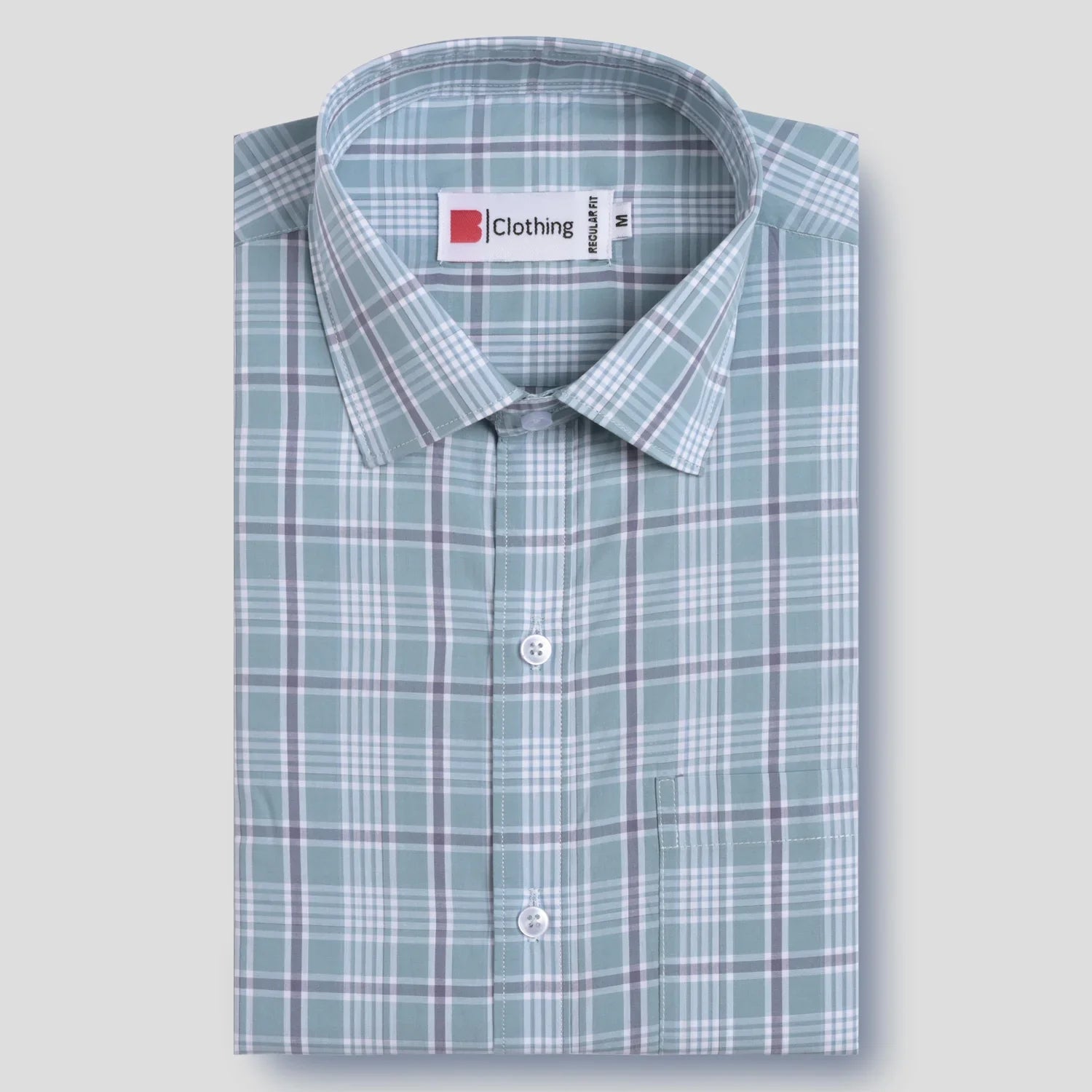 Pure Cotton Formal Checks Shirt AU33