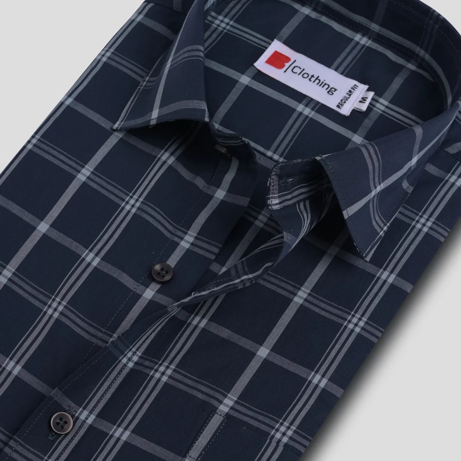 Pure Cotton Formal Checks Shirt AU34