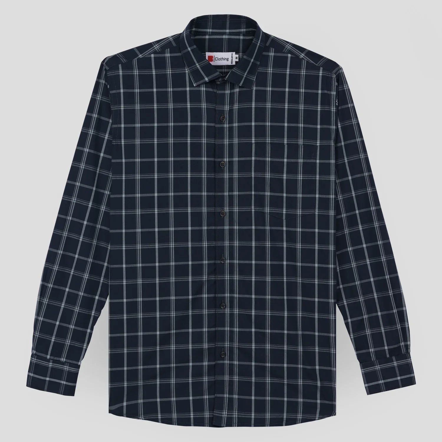 Pure Cotton Formal Checks Shirt AU34