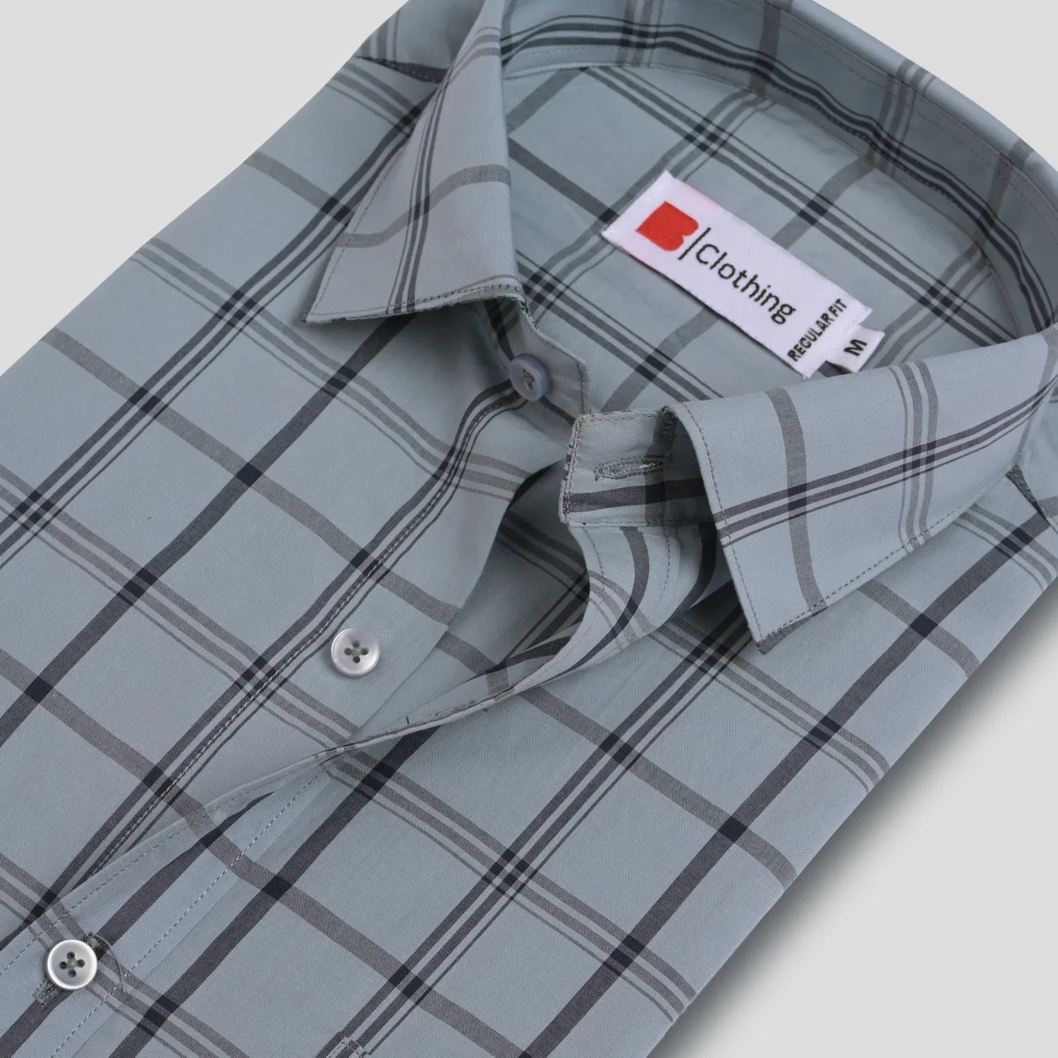 Pure Cotton Formal Checks Shirt AU35