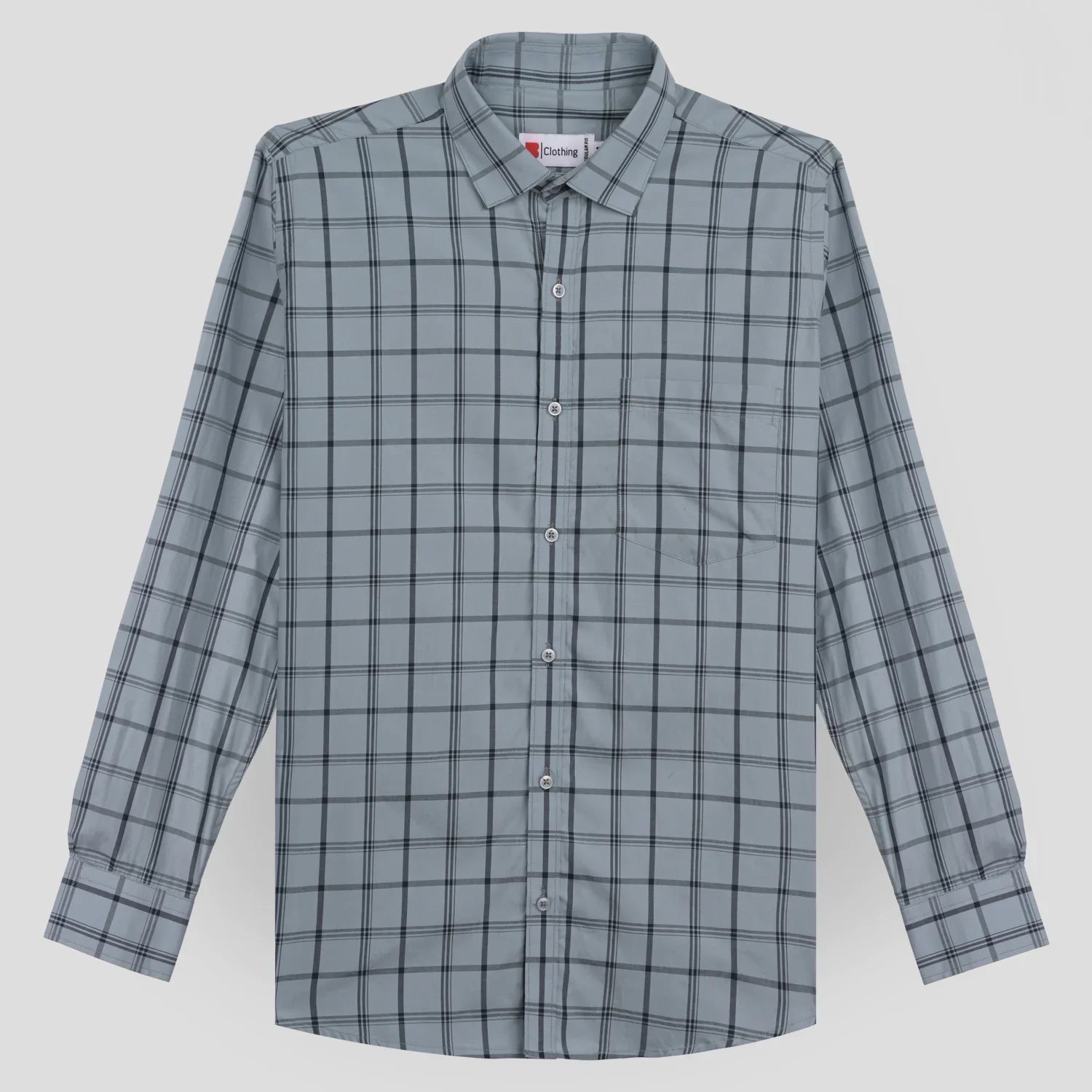 Pure Cotton Formal Checks Shirt AU35