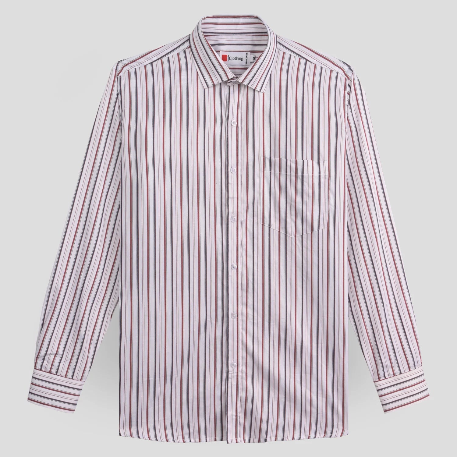 Pure Cotton Striped Formal Shirt AU26